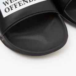Weekend Offender La Piscine Sliders Black -Fashion sportswear AC039 LA PISCINE BLACK DETAIL 2