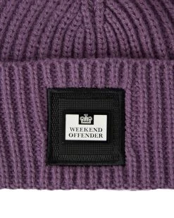 Weekend Offender Georgetown Bobble Hat Dark Grape -Fashion sportswear ACAW22 04 GEORGETOWN DARK GRAPE 8210