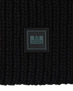 Weekend Offender Oden Rib Balaclava Black -Fashion sportswear ACAW23 05 ODEN BLACK 0764