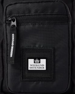 Weekend Offender Small Crossbody Bag Black Ripstop -Fashion sportswear ACAW24 BAG SMALL CROSSBODY BLACK 8602