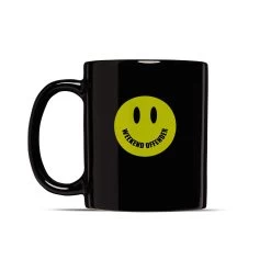 Weekend Offender Smiley Mug Black
