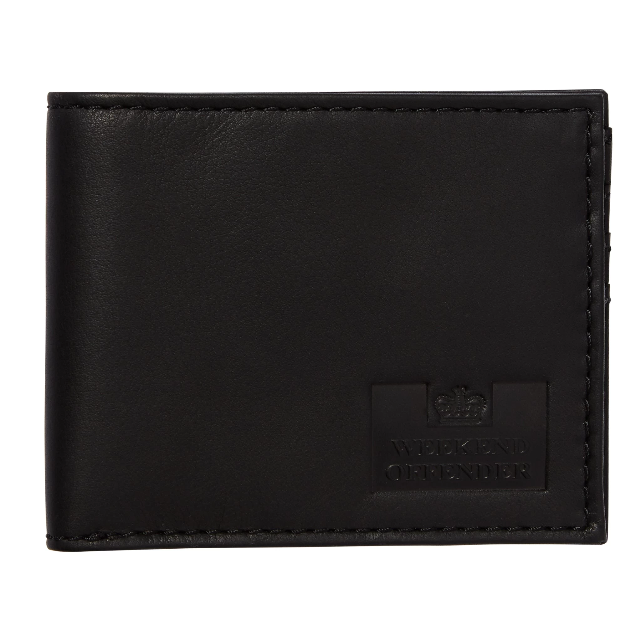 Weekend Offender Leather Wallet Black 1 Weekend Offender Leather Wallet Black