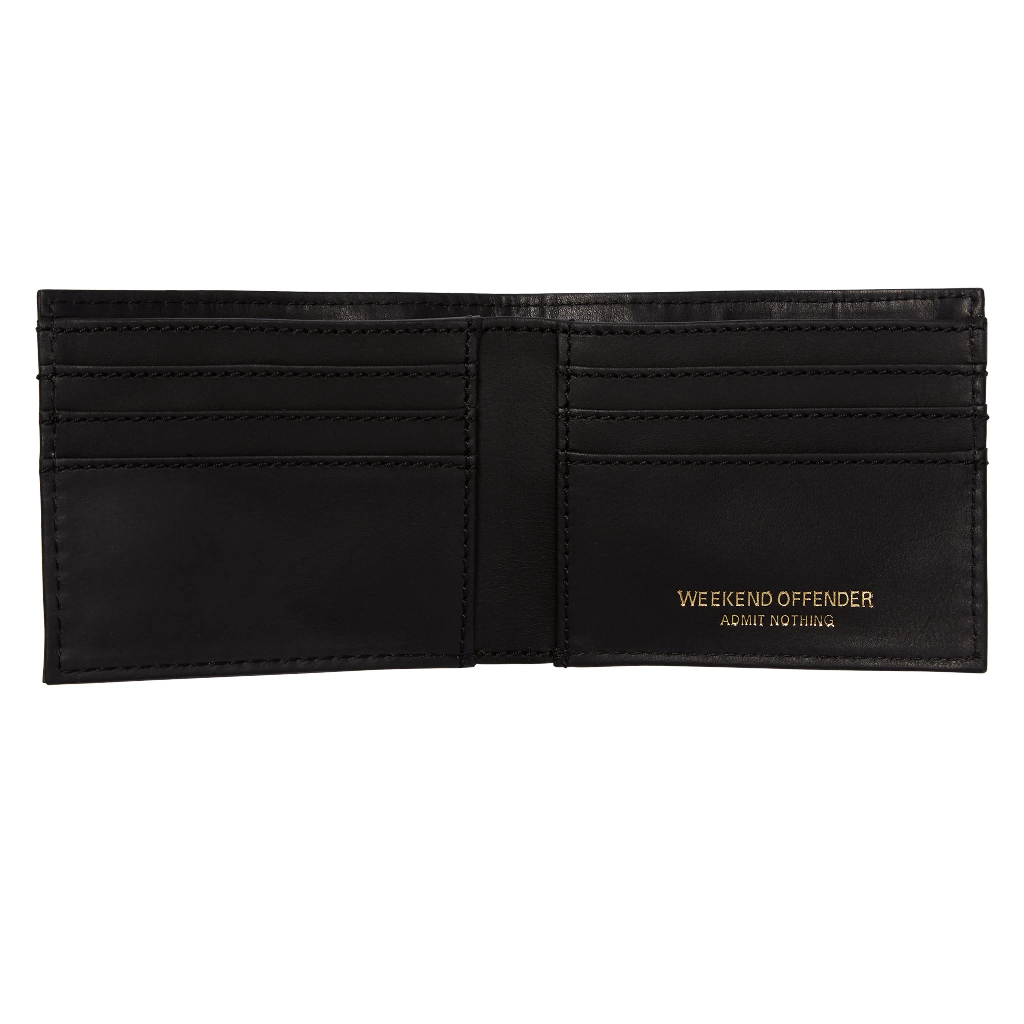 Weekend Offender Leather Wallet Black 4 Weekend Offender Leather Wallet Black - Image 4