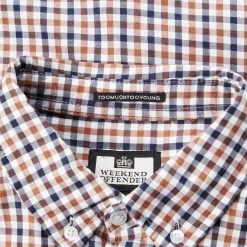 Weekend Offender Check Shirt Woody Check -Fashion sportswear AW20 SHAW20 02 WOODY CHECK WOODY CHECK DETAIL 1