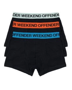 Weekend Offender Boxer Shorts Pack Of 3 Orange Peel/ Azure Blue/ Mint Tea Green