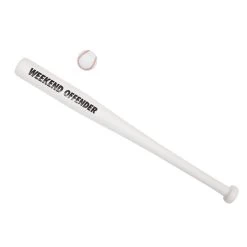 Weekend Offender Baseball Bat White And Ball