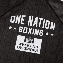 Weekend Offender One Nation Rashguard And Shorts Set Black -Fashion sportswear Black SS22 ONE NATION TEE DETAIL 3