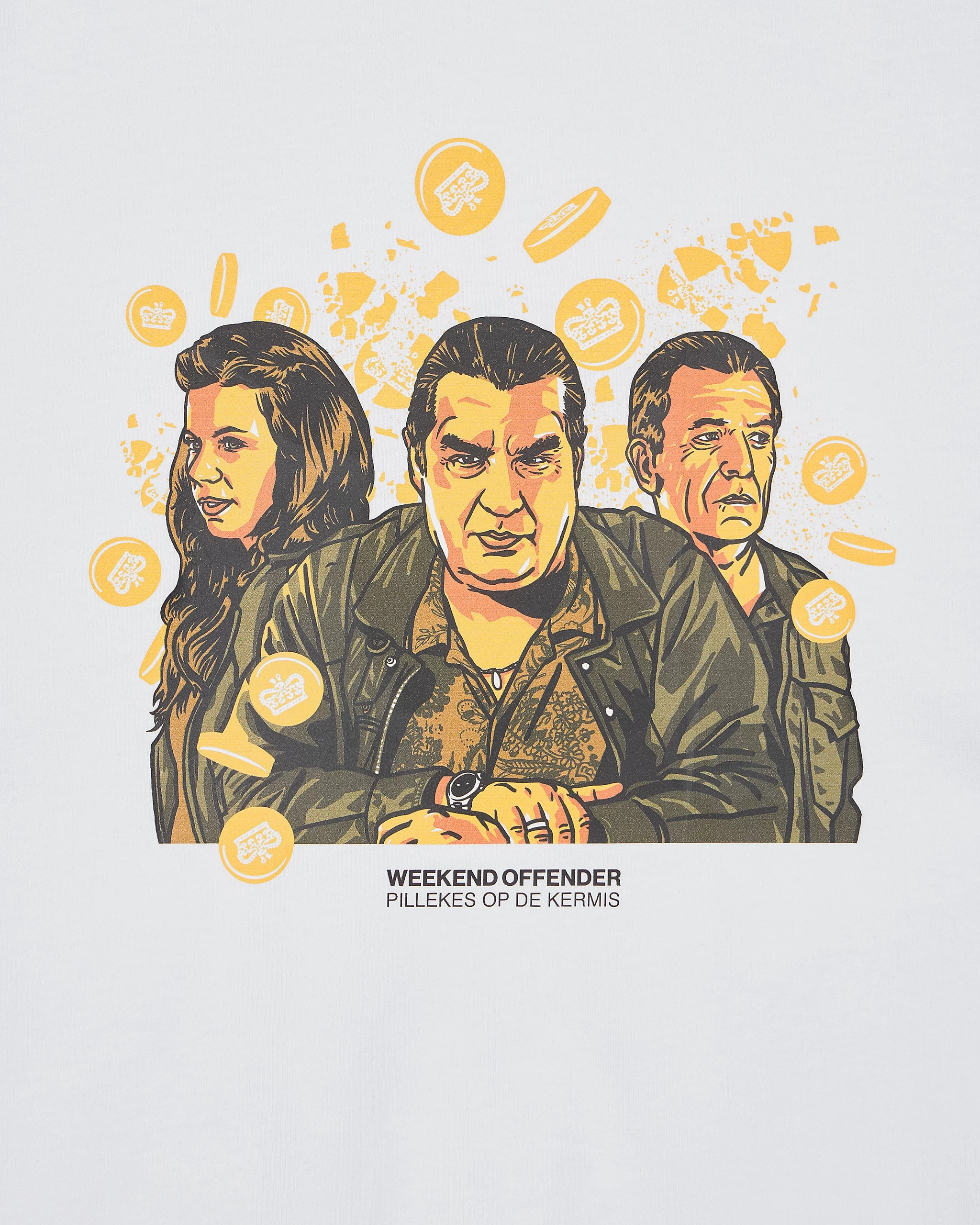 Weekend Offender Ferry Graphic T-Shirt White 3 Weekend Offender Ferry Graphic T-Shirt White - Image 3