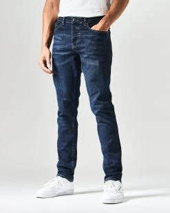 Weekend Offender 444 Tapered Dark Vintage Denim Jeans -Fashion sportswear DARK VINTAGE TAPERED 2156 MODEL
