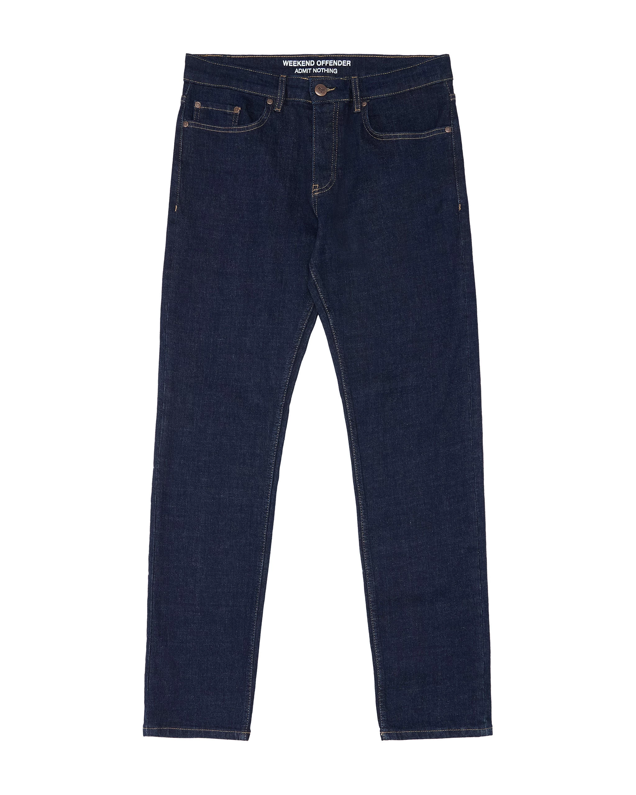 Weekend Offender 444 Tapered Dark Rinsed Denim Jeans 1 Weekend Offender 444 Tapered Dark Rinsed Denim Jeans