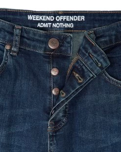 Weekend Offender 444 Tapered Dark Vintage Denim Jeans -Fashion sportswear DENIM TAPERED DARK VINTAGE 7653