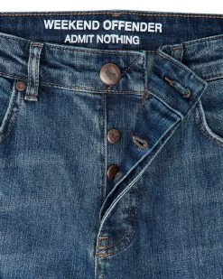 Weekend Offender 444 Tapered Washed Vintage Denim Jeans -Fashion sportswear DENIM TAPERED WASHED VINTAGE 7680