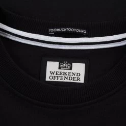 Weekend Offender Euro Series Deutschland Sweatshirt Black 7 Weekend Offender Euro Series Deutschland Sweatshirt Black -Fashion sportswear EURO 2021 SWEAT DEUTSCHLAND BLACK DETAIL 1