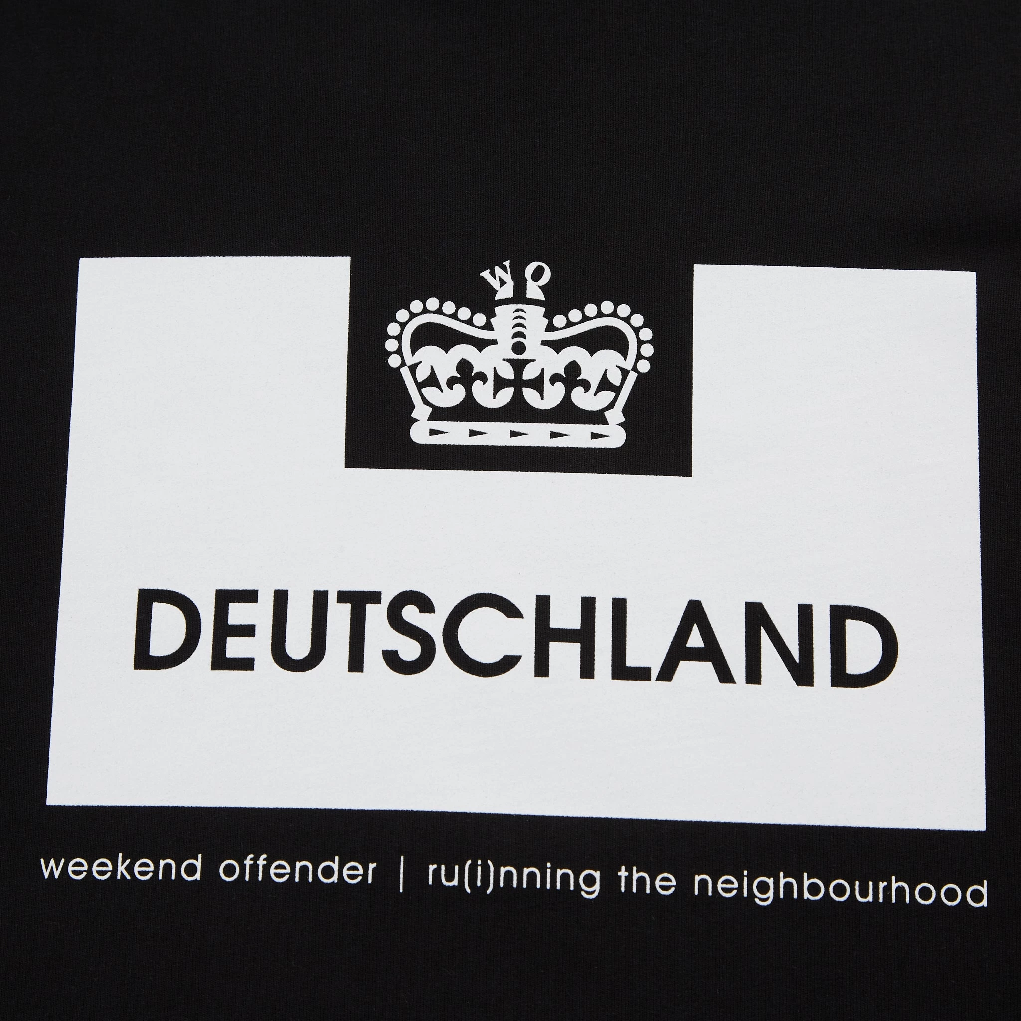 Weekend Offender Euro Series Deutschland Sweatshirt Black 2 Weekend Offender Euro Series Deutschland Sweatshirt Black - Image 2