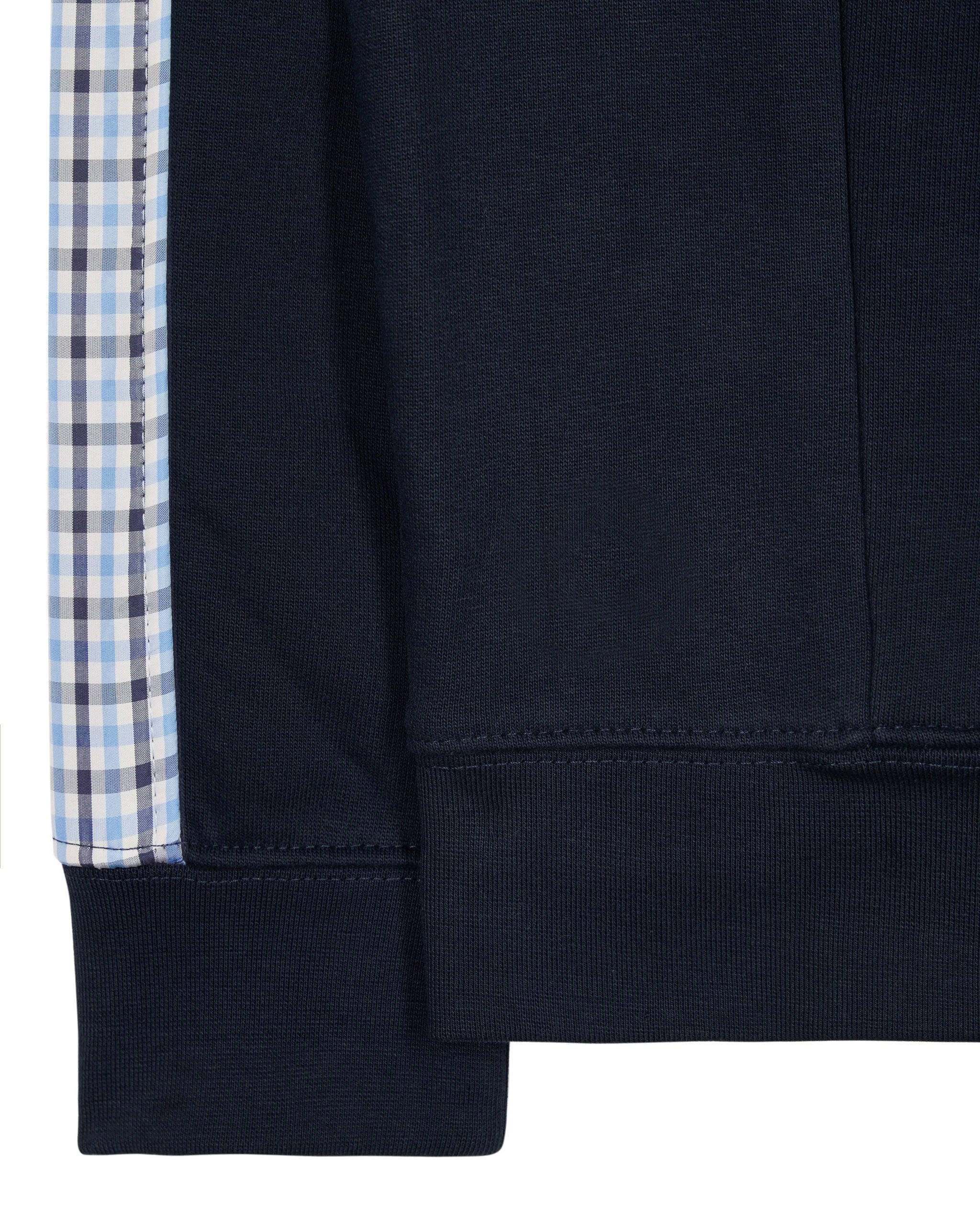 Weekend Offender Lo Sung Hoodie Navy/Blue House Check 7 Weekend Offender Lo Sung Hoodie Navy/Blue House Check - Image 7