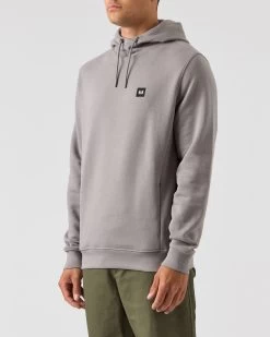 Weekend Offender Ribbe Hoodie Light Grey -Fashion sportswear HDAW2305 RIBBE LIGHT GREY 0717 MODEL