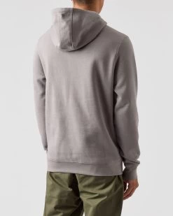 Weekend Offender Ribbe Hoodie Light Grey -Fashion sportswear HDAW2305 RIBBE LIGHT GREY 0718 MODEL