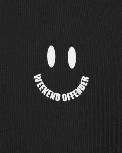 Weekend Offender Rossi Tricot Hoodie Black -Fashion sportswear HDAW2306 ROSSI BLACK 3596