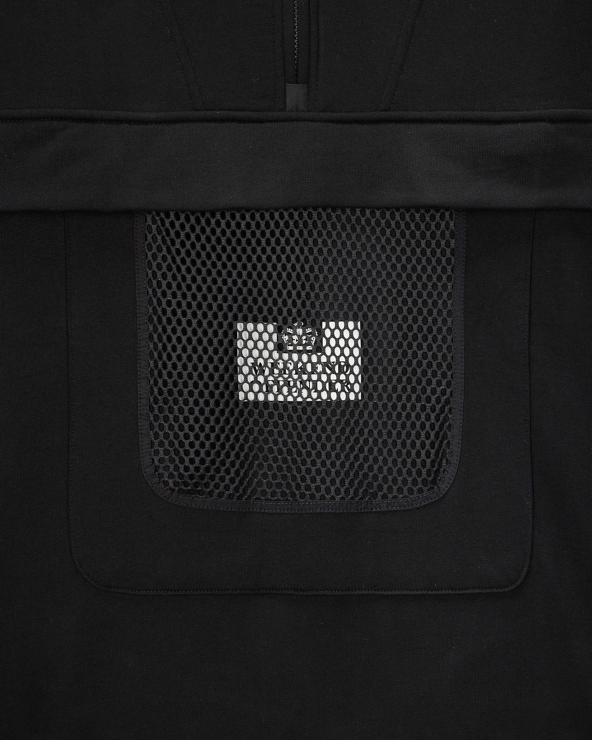 Weekend Offender Tanzmann Mesh Pocket Hoodie Black 5 Weekend Offender Tanzmann Mesh Pocket Hoodie Black - Image 5