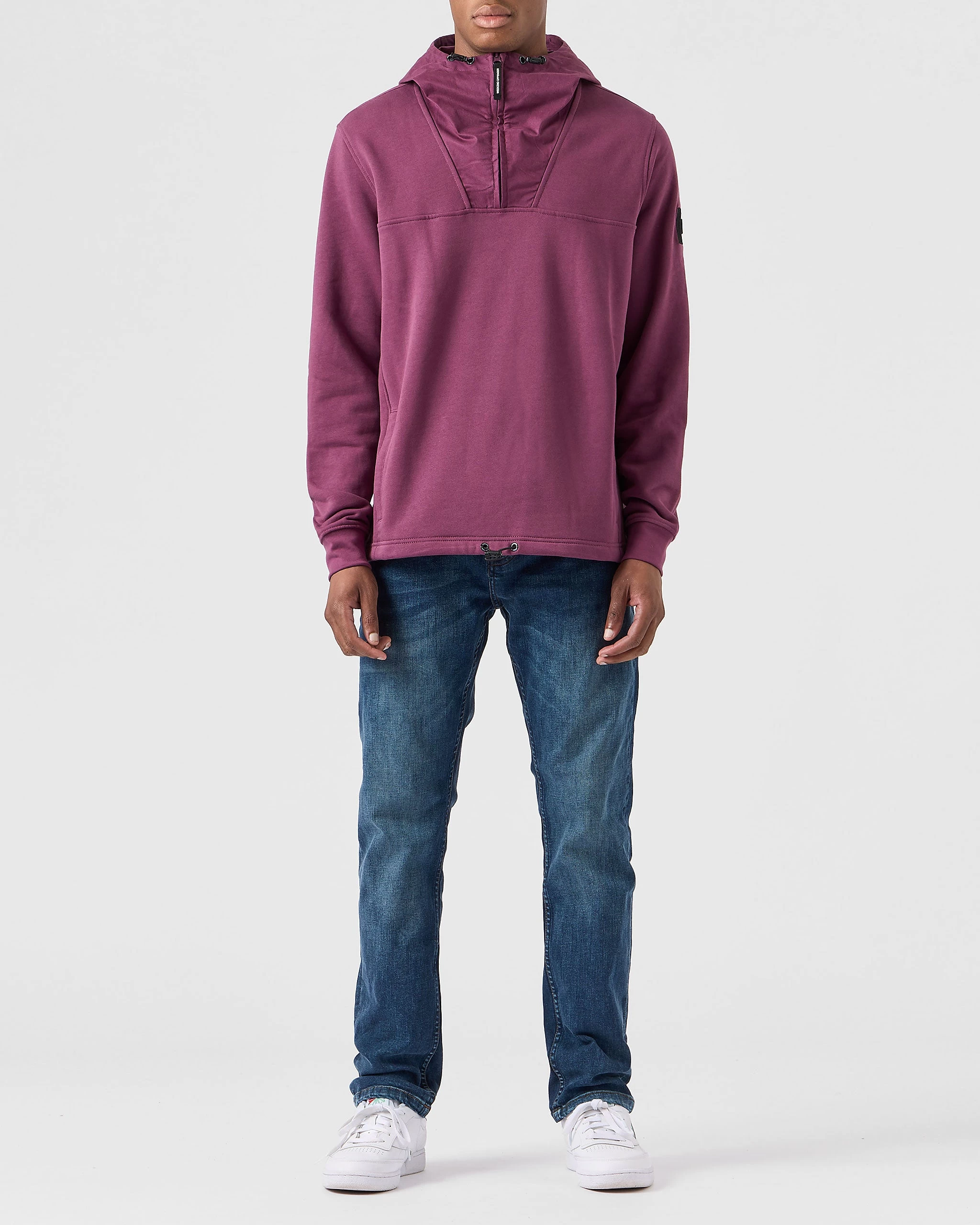 Weekend Offender Hamilton Hoodie Deep Plum 2 Weekend Offender Hamilton Hoodie Deep Plum - Image 2