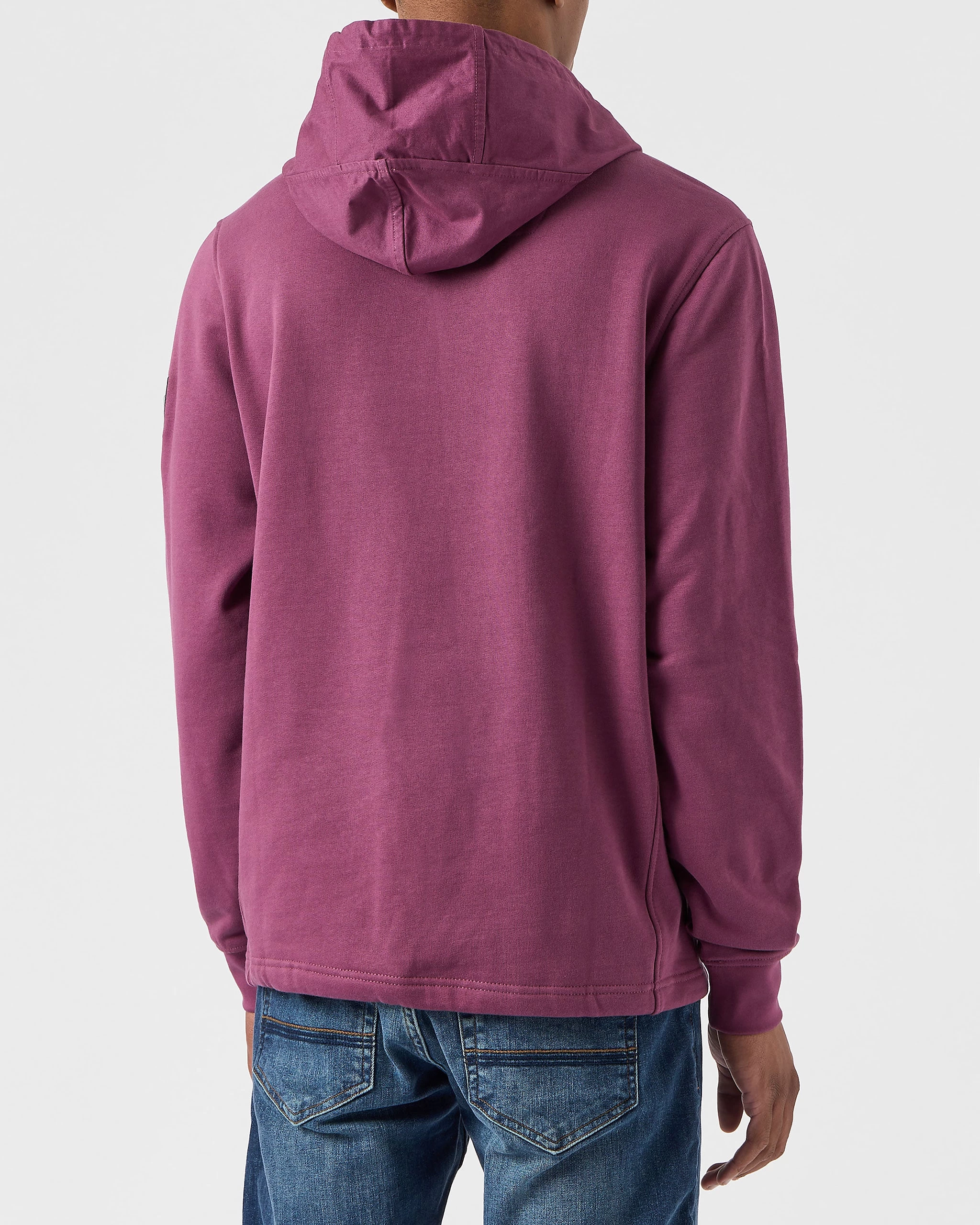 Weekend Offender Hamilton Hoodie Deep Plum 4 Weekend Offender Hamilton Hoodie Deep Plum - Image 4