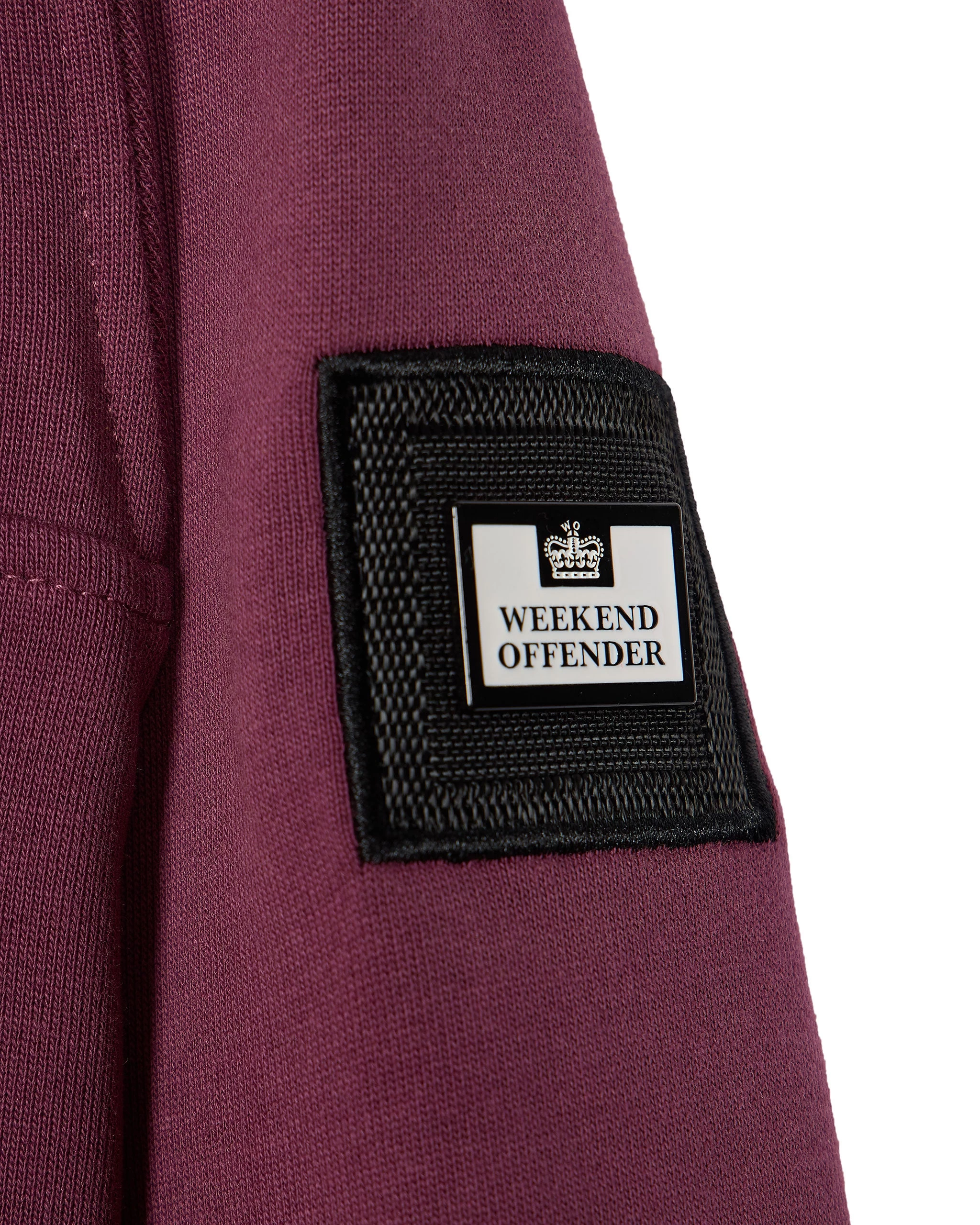 Weekend Offender Hamilton Hoodie Deep Plum 6 Weekend Offender Hamilton Hoodie Deep Plum - Image 6
