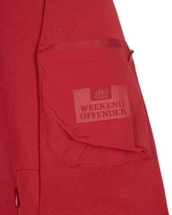 Weekend Offender Caillet Hoodie Scarlet Red -Fashion sportswear HDAW2310 CAILLET SCARLET 1710