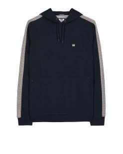 Weekend Offender Lo Sung Hoodie Navy/House Check