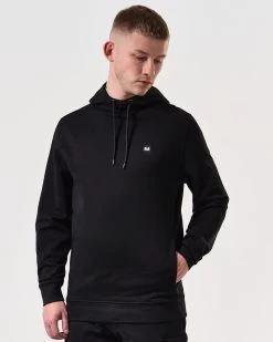 Weekend Offender Ribbe Hoodie Black -Fashion sportswear HDSS2401 RIBBE BLACK 6365 MODEL