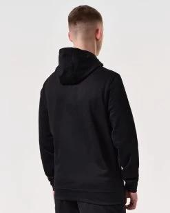 Weekend Offender Ribbe Hoodie Black -Fashion sportswear HDSS2401 RIBBE BLACK 6366 MODEL