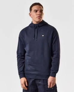 Weekend Offender Ribbe Hoodie Navy -Fashion sportswear HDSS2401 RIBBE NAVY 5435 MODEL