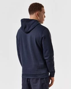 Weekend Offender Ribbe Hoodie Navy -Fashion sportswear HDSS2401 RIBBE NAVY 5437 MODEL