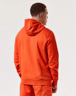 Weekend Offender Ribbe Hoodie Pure Orange -Fashion sportswear HDSS2401 RIBBE PURE ORANGE 5355 MODEL