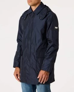 Weekend Offender Porto Mac Jacket Navy -Fashion sportswear JKAW22 13 PORTO NAVY MODEL 3906 8cd909db 861e 4d9f 8790 bdcb65e79ace