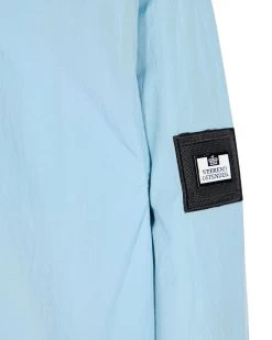 Weekend Offender Saunders Parachute Jacket Winter Sky/Blue House Check -Fashion sportswear JKAW23 10 SAUNDERS WINTER SKY 2964