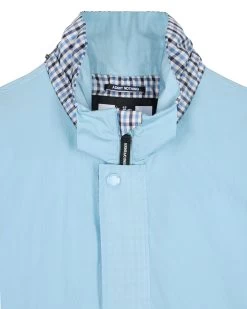 Weekend Offender Saunders Parachute Jacket Winter Sky/Blue House Check -Fashion sportswear JKAW23 10 SAUNDERS WINTER SKY 2968