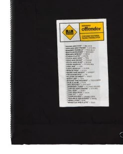 Weekend Offender Kids Plex Windbreaker Jacket Black -Fashion sportswear JKAW23 PLEX BLACK 7470