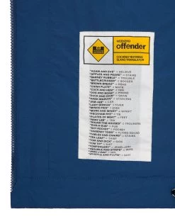 Weekend Offender Plex Windbreaker Jacket Juniper Blue -Fashion sportswear JKAW23 PLEX JUNIPER 7573