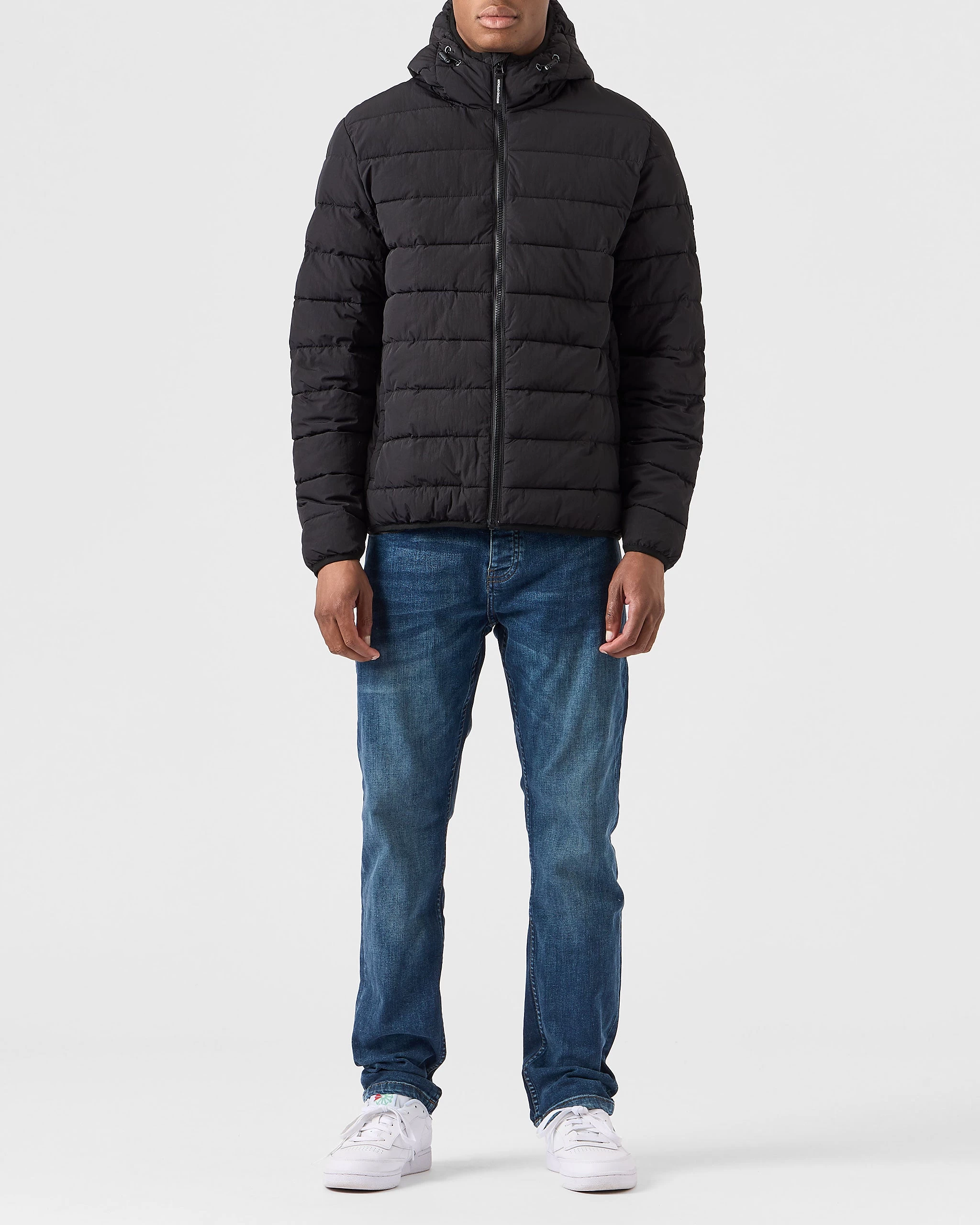 Weekend Offender La Guardia Padded Jacket Black 2 Weekend Offender La Guardia Padded Jacket Black - Image 2