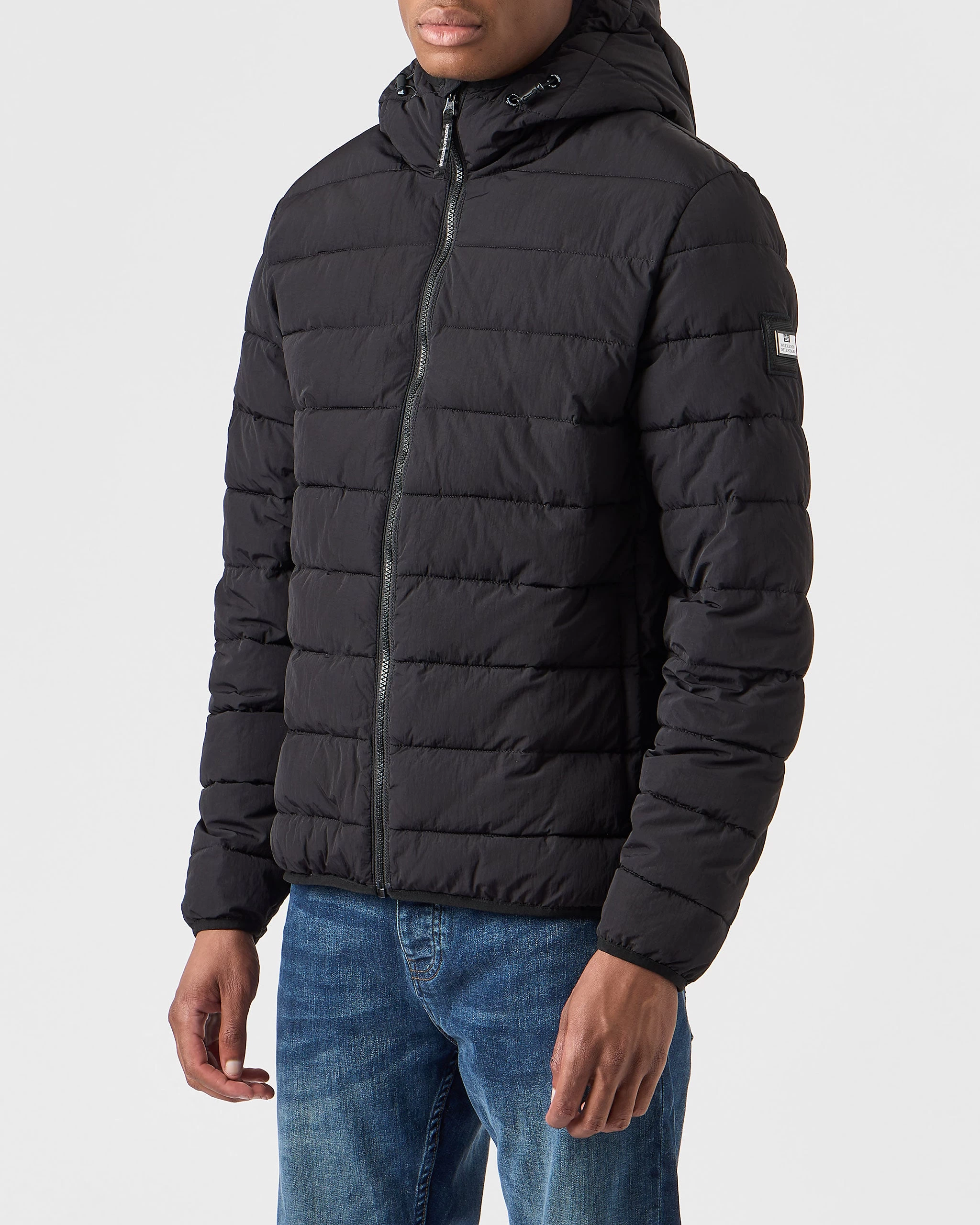 Weekend Offender La Guardia Padded Jacket Black 3 Weekend Offender La Guardia Padded Jacket Black - Image 3
