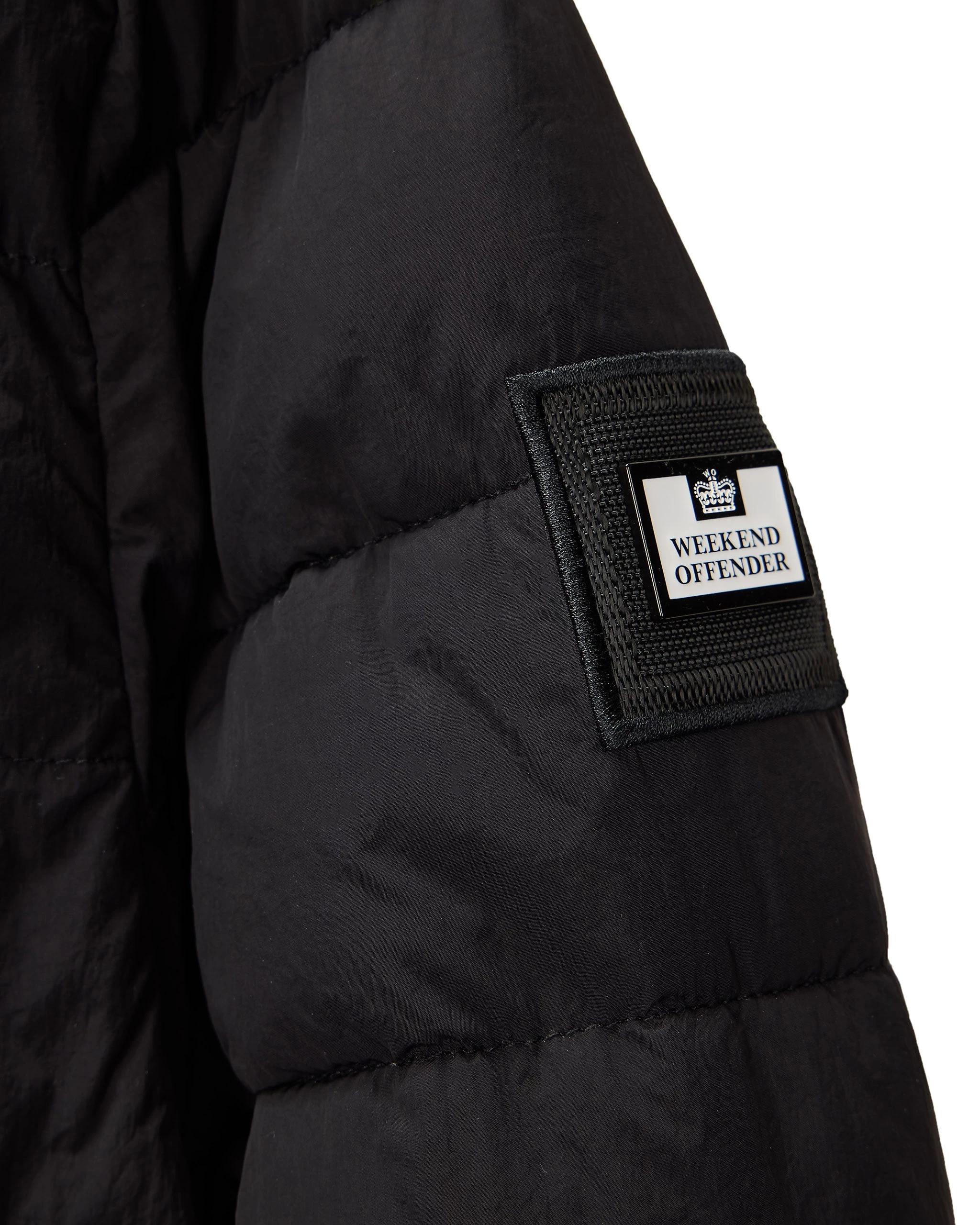 Weekend Offender La Guardia Padded Jacket Black 6 Weekend Offender La Guardia Padded Jacket Black - Image 6