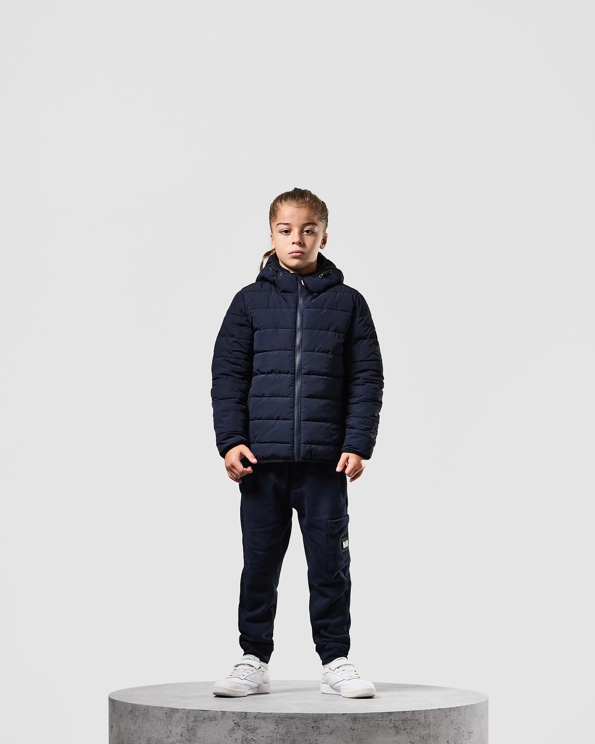 Weekend Offender Kids La Guardia Puffer Jacket Navy 2 Weekend Offender Kids La Guardia Puffer Jacket Navy - Image 2