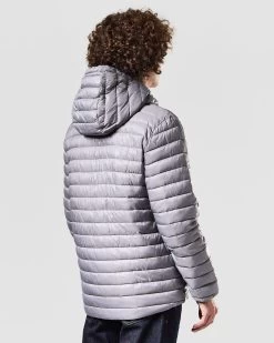 Weekend Offender Browne Packable Jacket Light Grey -Fashion sportswear JKAW2304 BROWNE LIGHT GREY 1427 MODEL