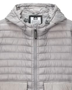 Weekend Offender Browne Packable Jacket Light Grey -Fashion sportswear JKAW2304 BROWNE LIGHT GREY 4774