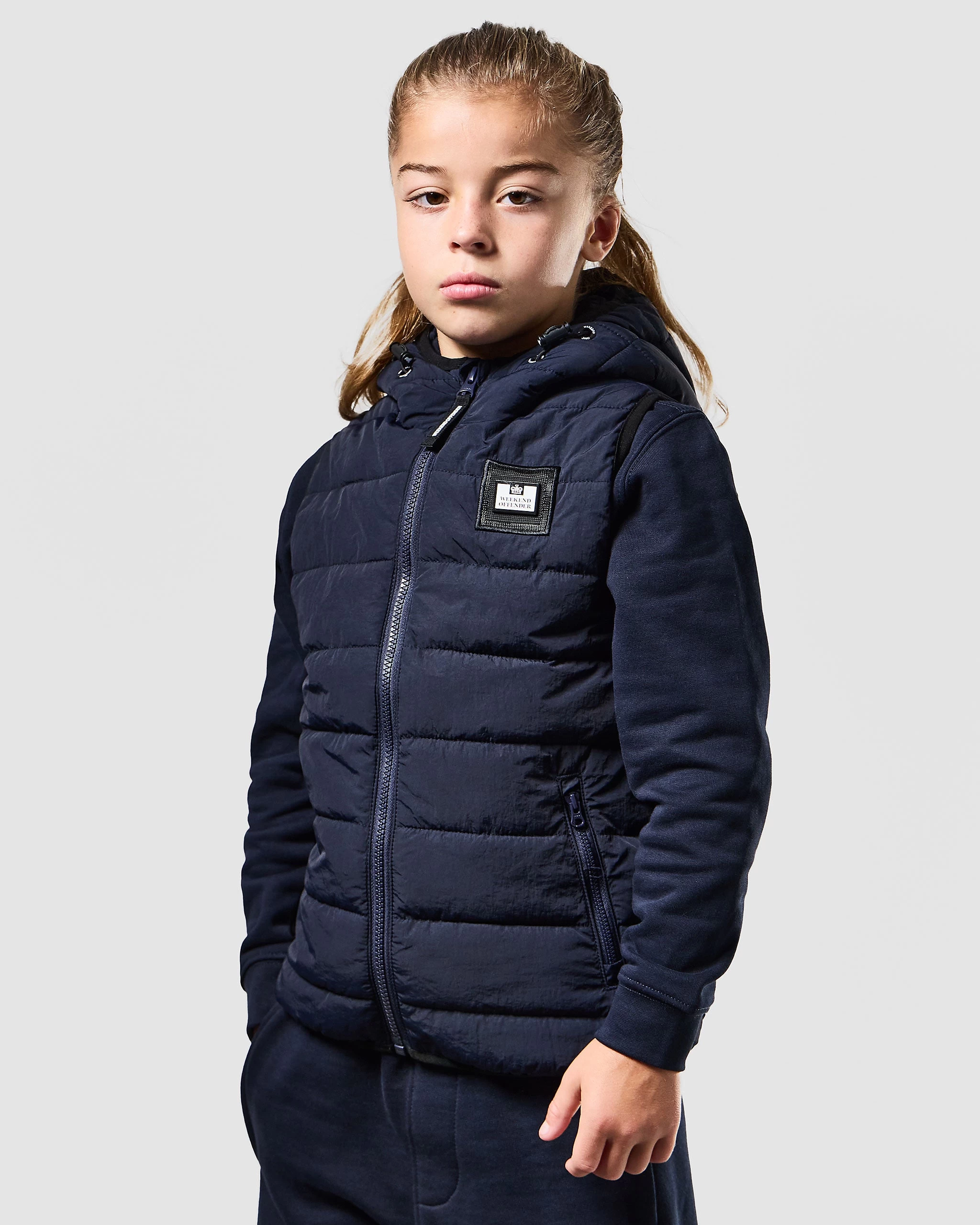 Weekend Offender Kids Toronto Gilet Navy 3 Weekend Offender Kids Toronto Gilet Navy - Image 3