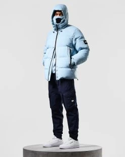 Weekend Offender Amsterdam Down Jacket Winter Sky Blue -Fashion sportswear JKAW2313 AMSTERDAM WINTER SKY 1722 MODEL