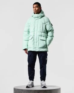 Weekend Offender Storm Down Jacket Mint Tea Green -Fashion sportswear JKAW2314 STORM MINT TEA 1693 MODEL