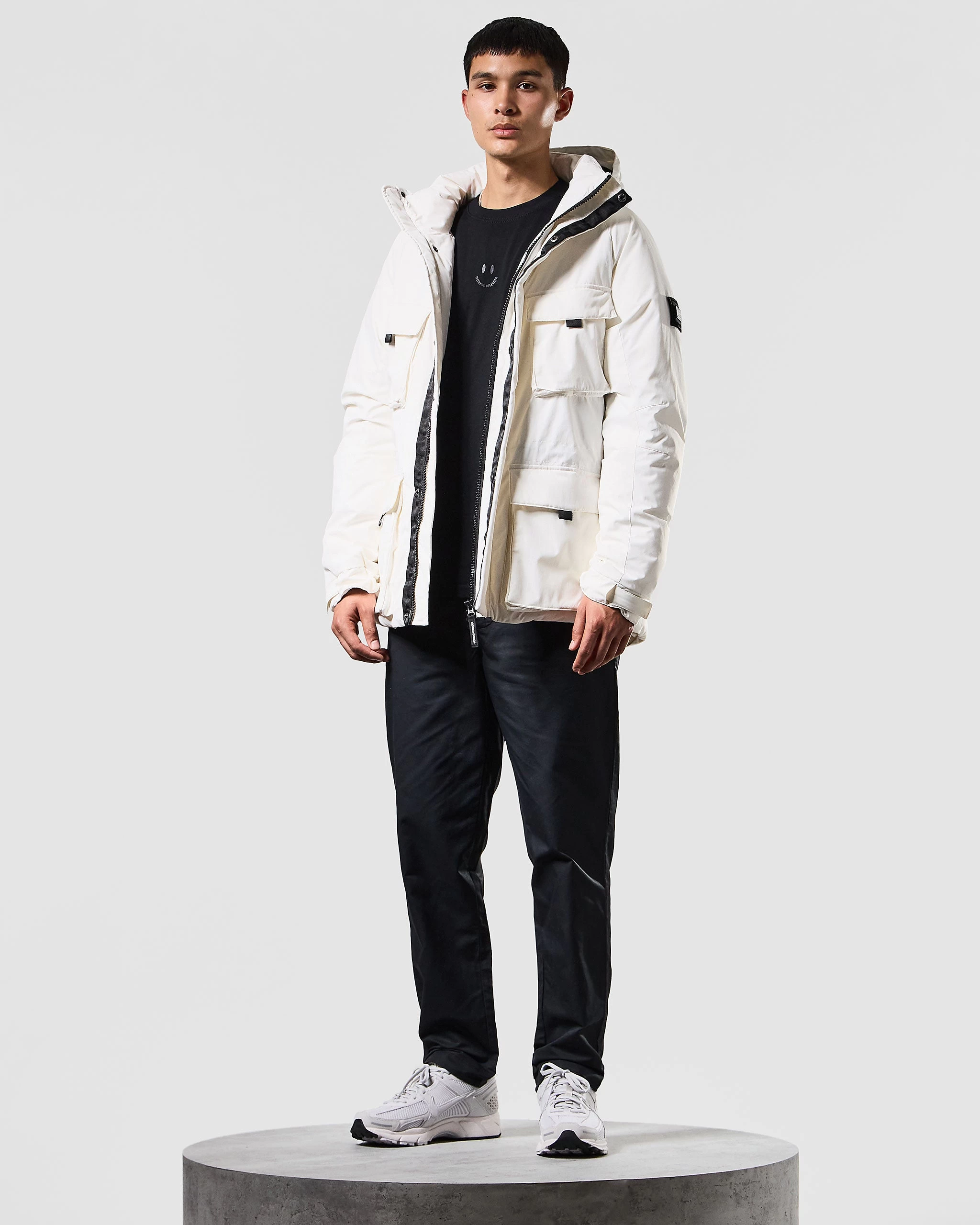 Weekend Offender Engberg Parka Down Jacket Winter White 3 Weekend Offender Engberg Parka Down Jacket Winter White - Image 3