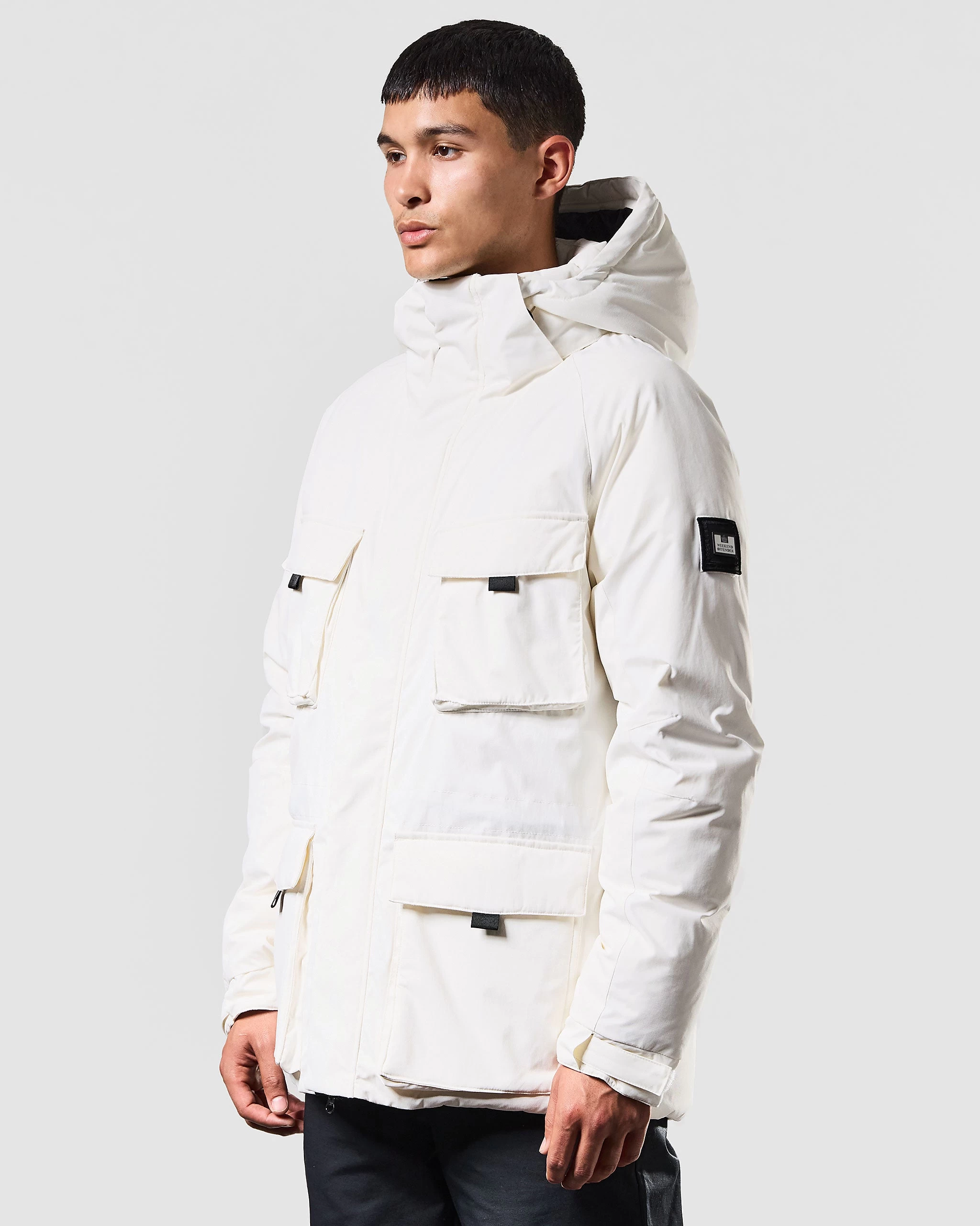 Weekend Offender Engberg Parka Down Jacket Winter White 4 Weekend Offender Engberg Parka Down Jacket Winter White - Image 4