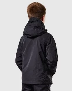 Weekend Offender Kids Plex Windbreaker Jacket Black -Fashion sportswear JKAW2319 PLEX BLACK 0559 KIDS